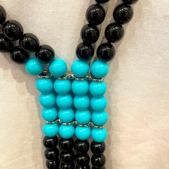 Turquoise Statement Necklace - Picture 3 of 10